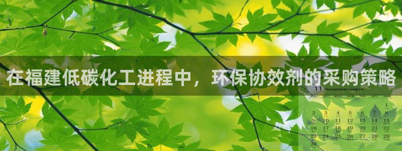 亿万先生情侣车有什么用：在福建低碳化工进程中，环保协效剂的采购策略